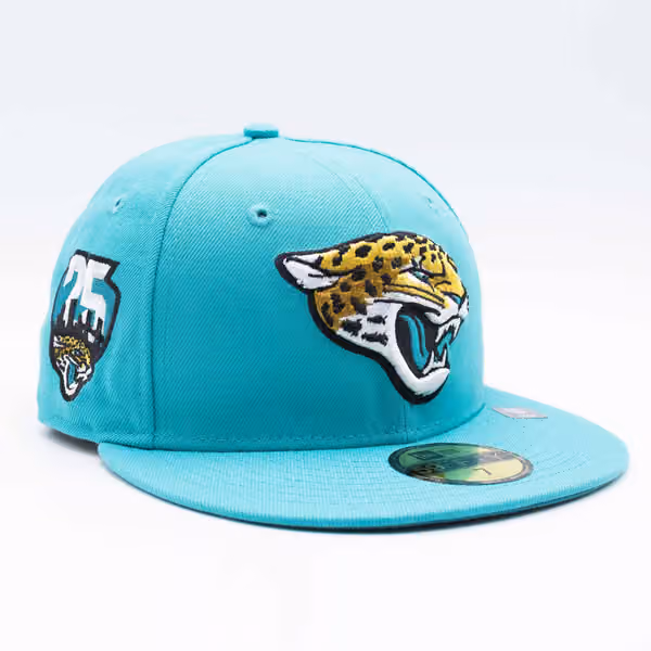 Jacksonville Jaguars 25th Anniversary New Era 59FIFTY Fitted NFL Cap product photo