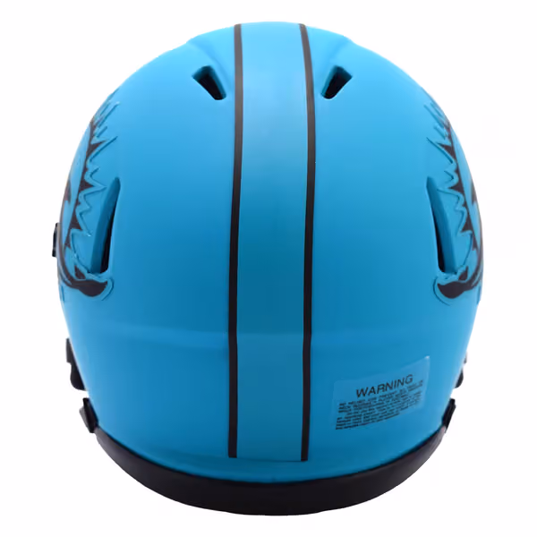Miami Dolphins Rave Alternate NFL Speed Mini Helmet Teal view 2