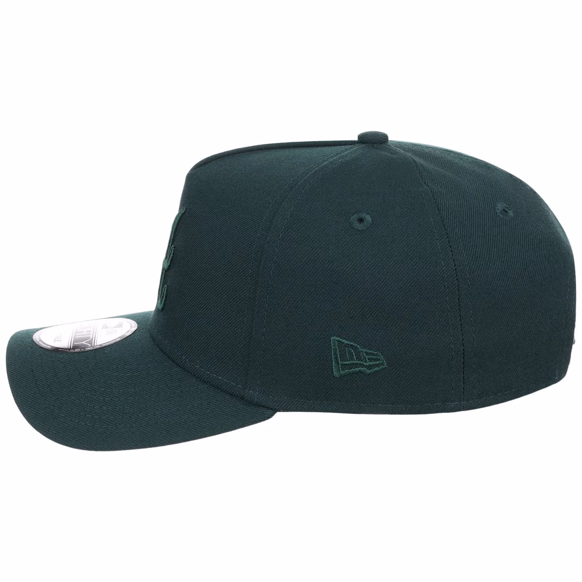 Atlanta Braves MLB Dark Green FASHION CORE New Era 9FORTY A-Frame detail view