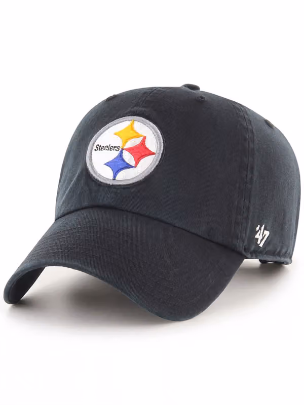 Pittsburgh Steelers '47 Clean Up Adjustable NHL Cap Black product photo