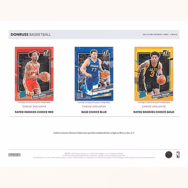 2023/24 Panini Donruss Basketball NBA Choice Box view 3