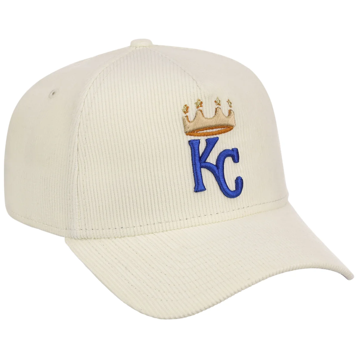 Kansas City Royals MLB Chrome Cord FASHION CORE New Era 9FORTY A-Frame front view