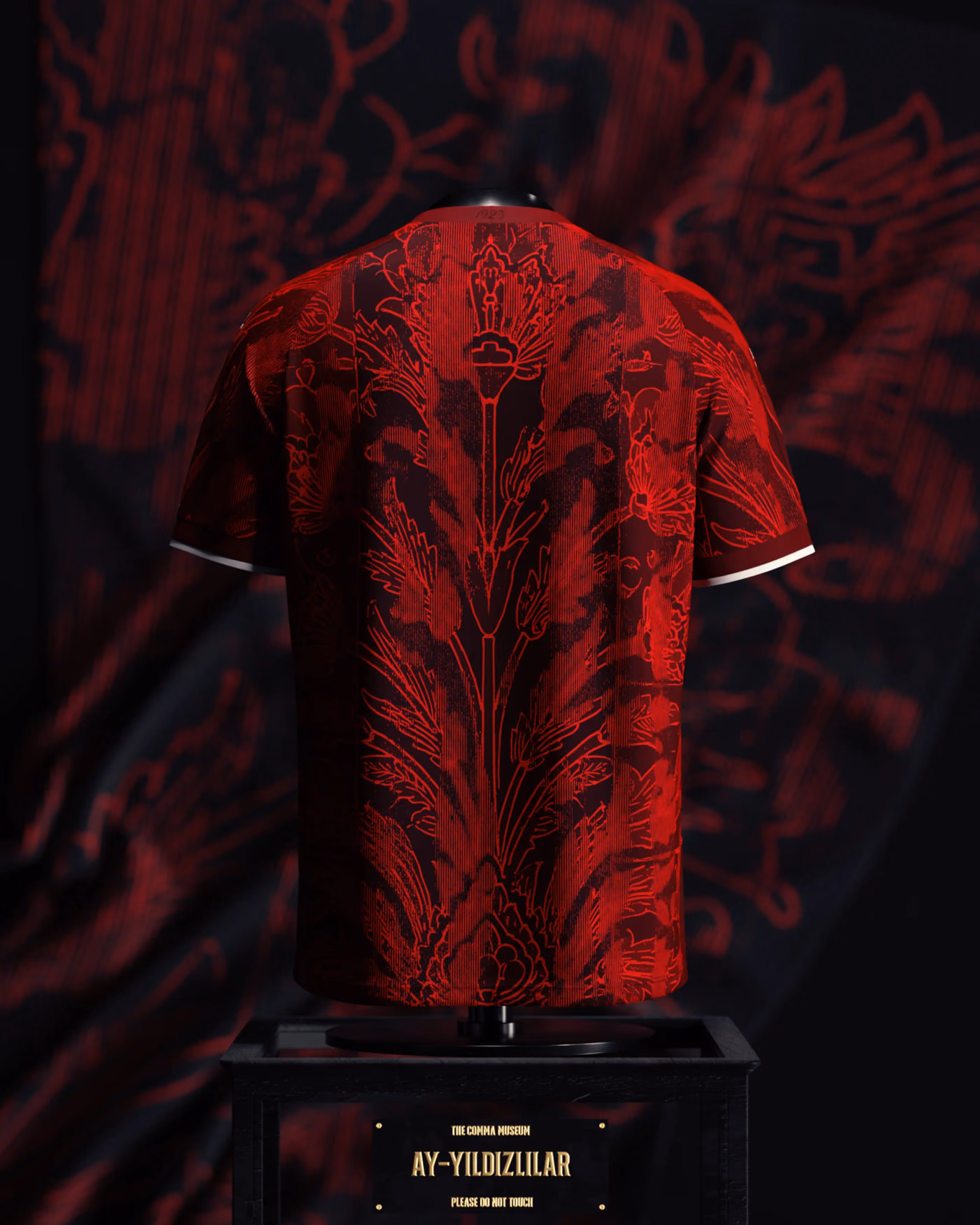 Jersevo Custom Personalized Türkiye Heritage Jersey (2026WC Edition) back view