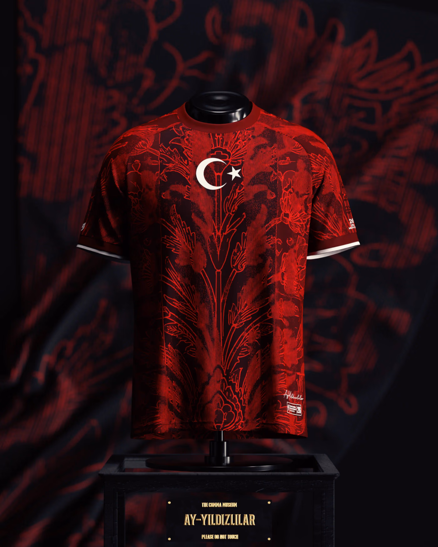 Jersevo Custom Personalized Türkiye Heritage Jersey (2026WC Edition) front view
