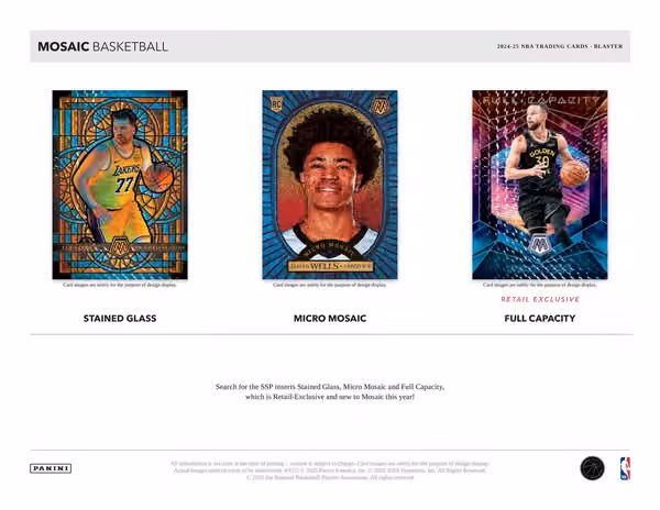 2024/25 Panini Mosaic Basketball NBA Blaster Box view 4