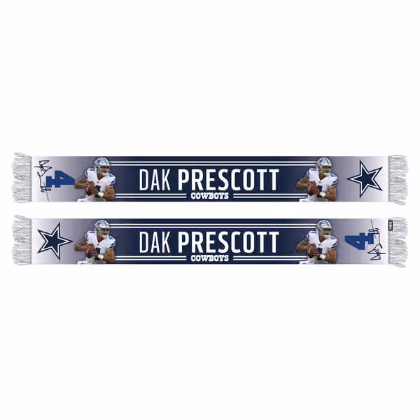 Dak Prescott Dallas Cowboys HD NFL Scarf view 1