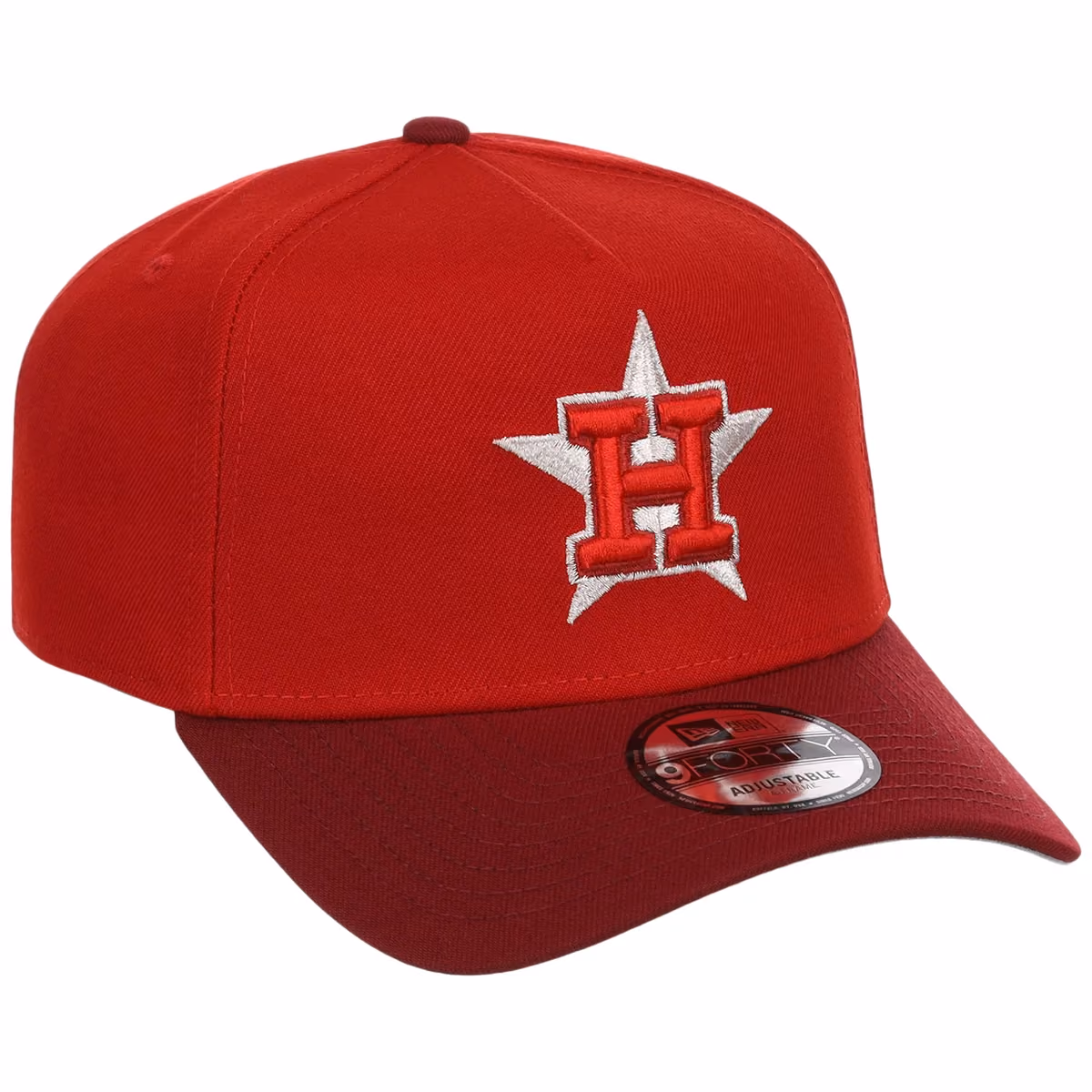 Houston Astros MLB Red x Cardinal FASHION CORE New Era 9FORTY A-Frame front view