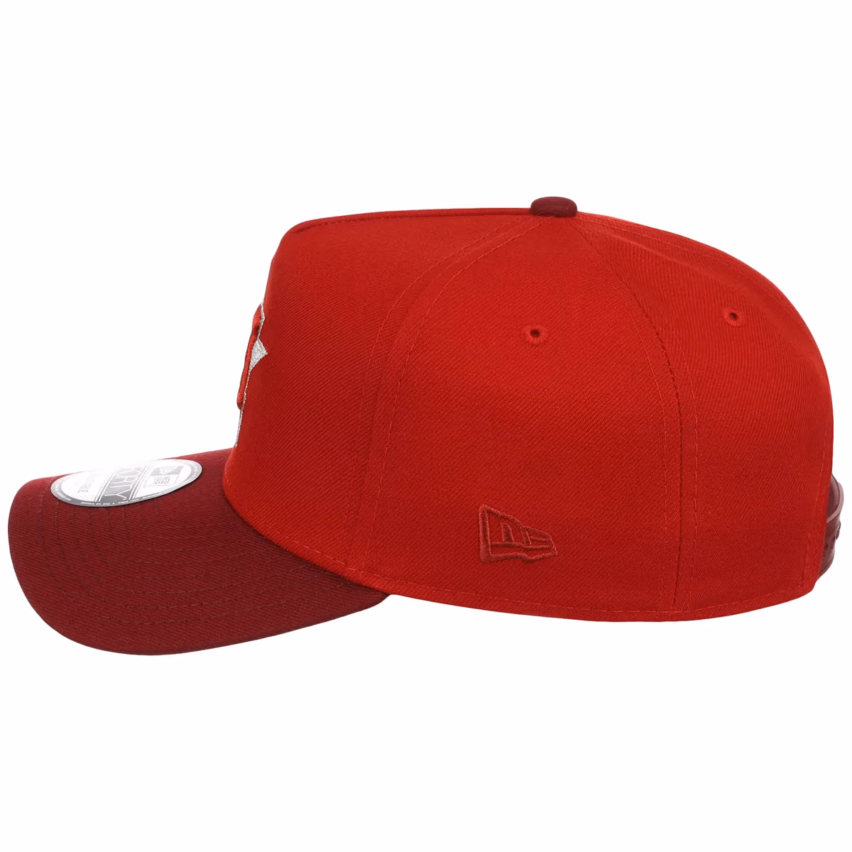Houston Astros MLB Red x Cardinal FASHION CORE New Era 9FORTY A-Frame detail view