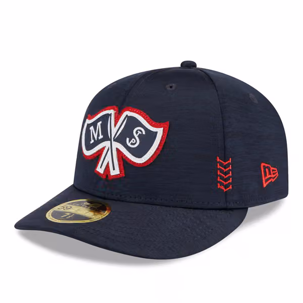 Minnesota Twins 2024 MLB Clubhouse New Era Low Profile 59FIFTY Fitted Cap Navy product photo