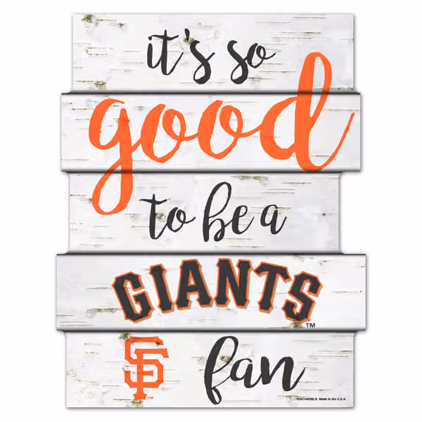 San Francisco Giants Birchwood MLB Wood Sign view 1