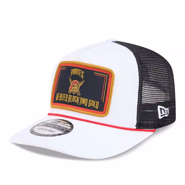 Pittsburgh Pirates 2026 MLB City Connect 19TWENTY Fan Pack Adjustable Trucker Cap White product photo