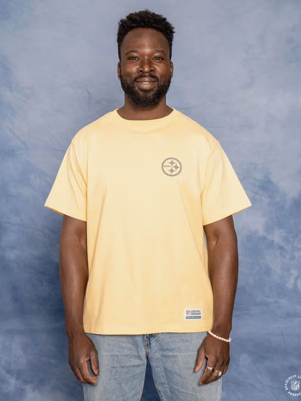 Pittsburgh Steelers L&L '89 Classics NFL T-Shirt Yellow view 5