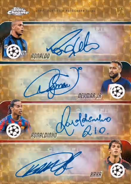 2025/26 Topps Chrome UEFA Club Competitions Football Mega Box view 9