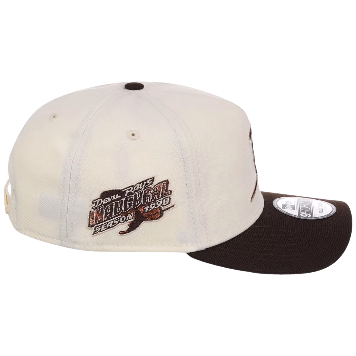 Tampa Bay Rays MLB Walnut Reserve New Era 9FORTY A-Frame detail view