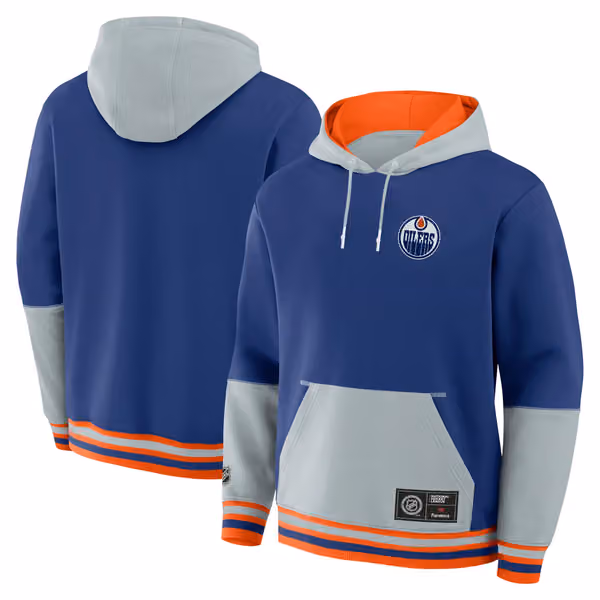 Edmonton Oilers Foundation NHL Hoodie Blue view 1