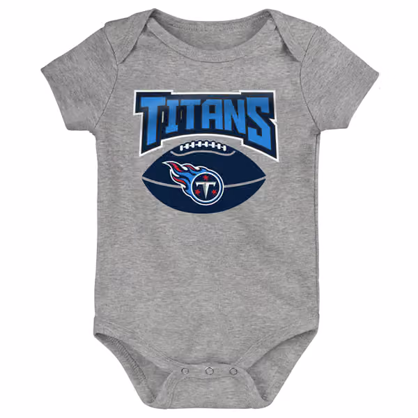 Tennessee Titans Game On Creeper NFL Infant Bodysuit Set (3-Piece) view 4