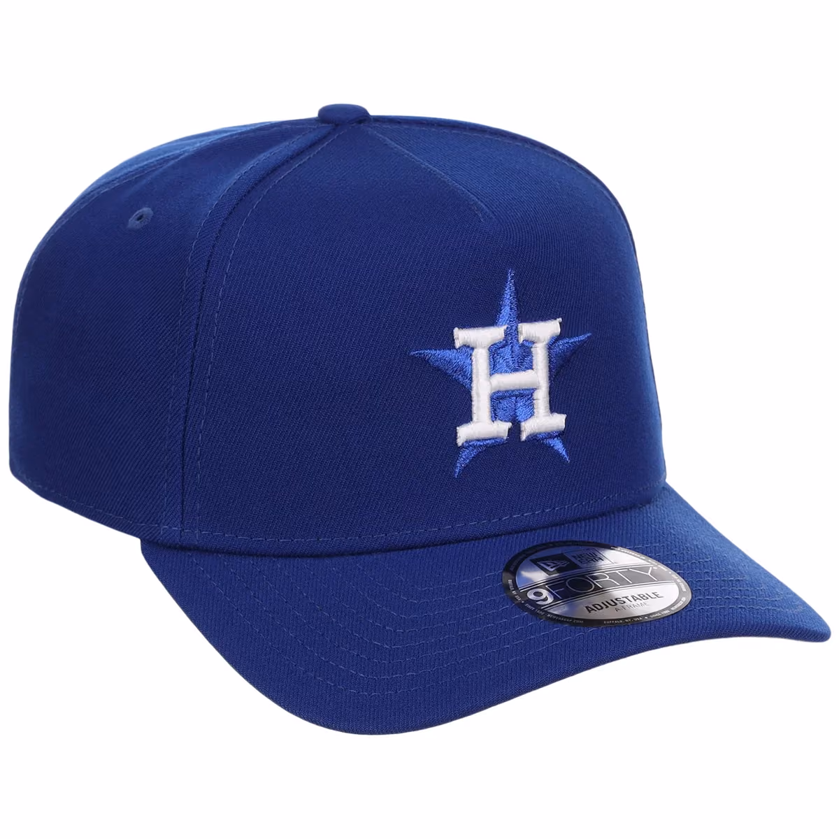 Houston Astros MLB Royal Blue FASHION CORE New Era 9FORTY A-Frame front view