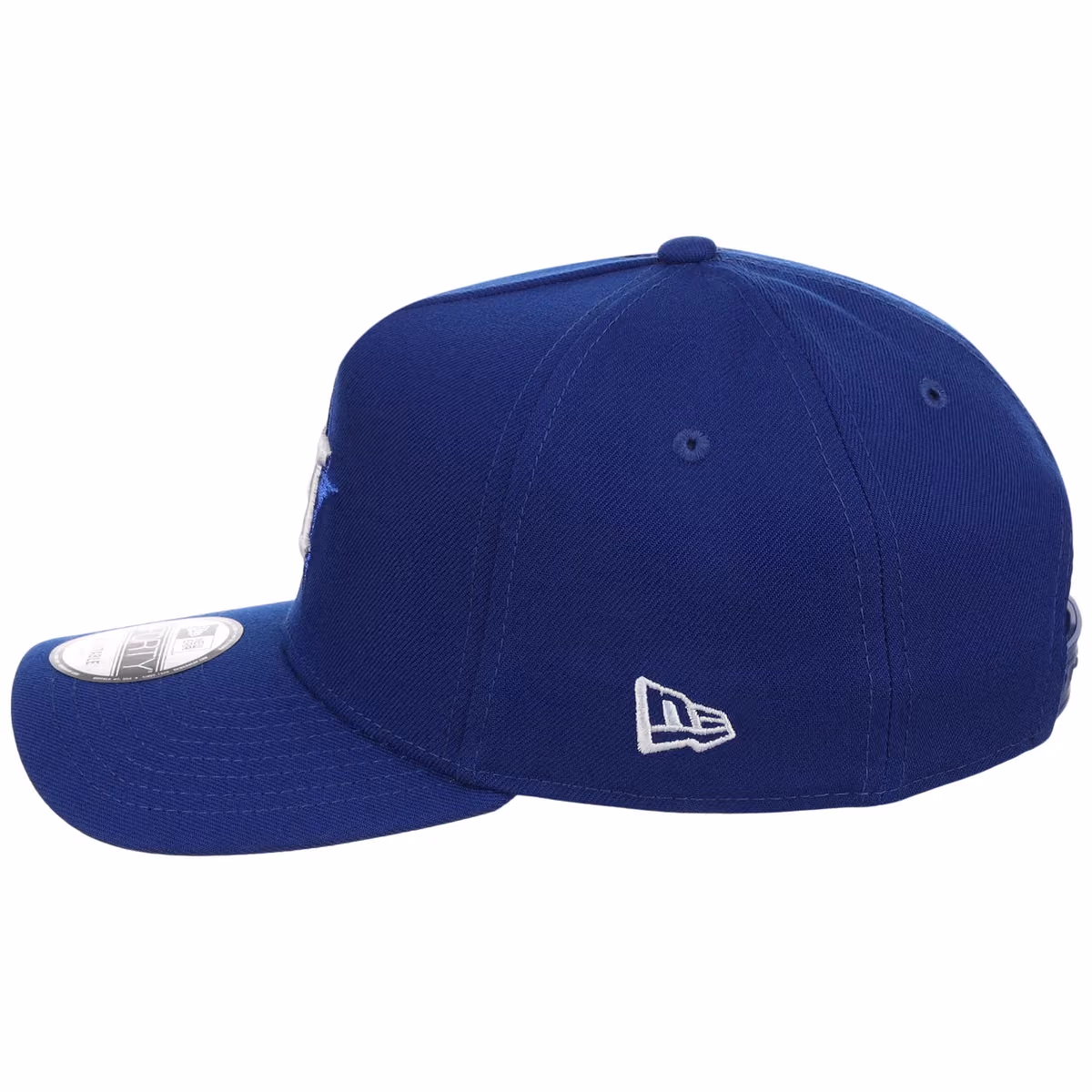 Houston Astros MLB Royal Blue FASHION CORE New Era 9FORTY A-Frame detail view