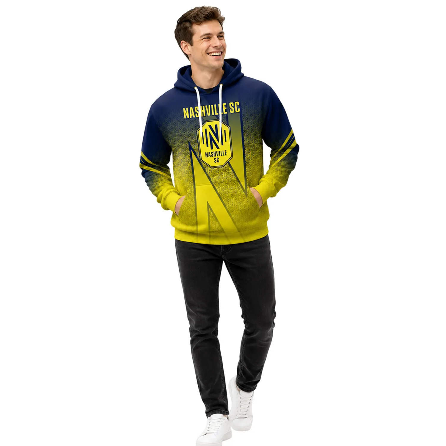 Nashville SC Hoodie Custom Sleek Fade