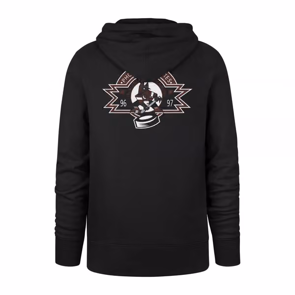 Arizona Coyotes Tonal Backer Burnside NHL Hoodie Black view 2