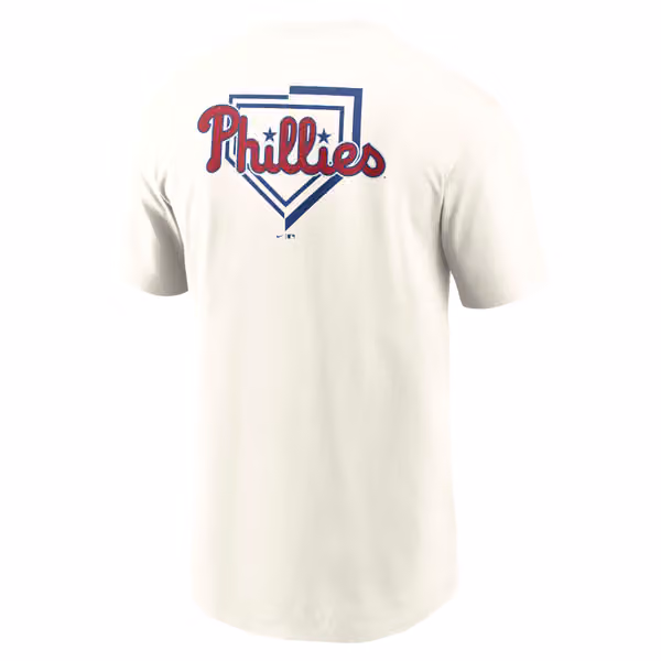 Philadelphia Phillies Primetime 2-Hit T-Shirt Cream view 3