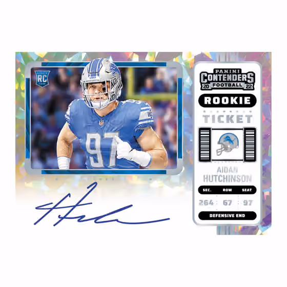 2022 Panini Contenders Football Hobby Box NFL view 6