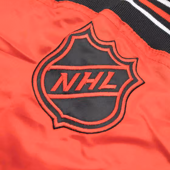 Chicago Blackhawks Enforcer NHL Varsity Satin Jacket view 5