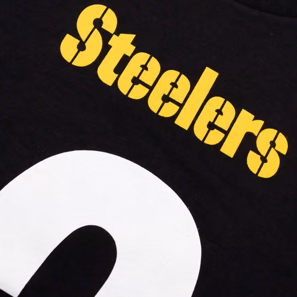 Justin Fields #2 Pittsburgh Steelers Player NFL T-Shirt Black view 5