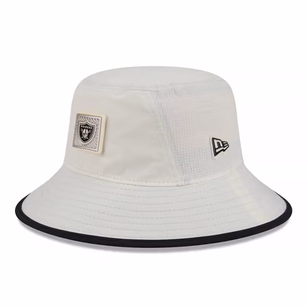 Las Vegas Raiders 2026 NFL Training Camp Stretch Bucket Hat Cream/Black product photo