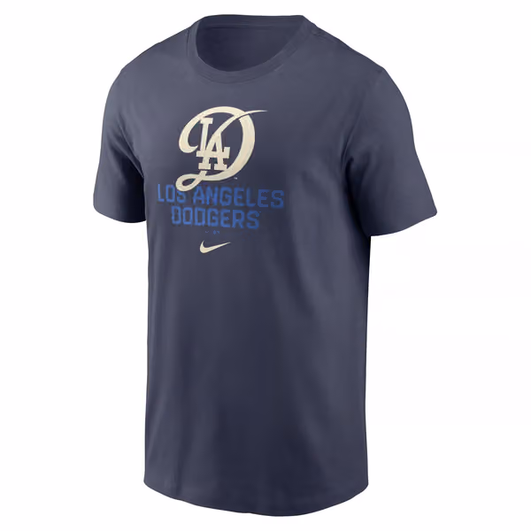 Los Angeles Dodgers City Connect Secondary MLB T-Shirt Navy view 1