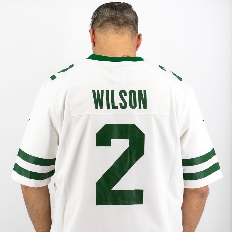 Zach Wilson #2 New York Jets Classic Nike Game NFL Jersey White view 5