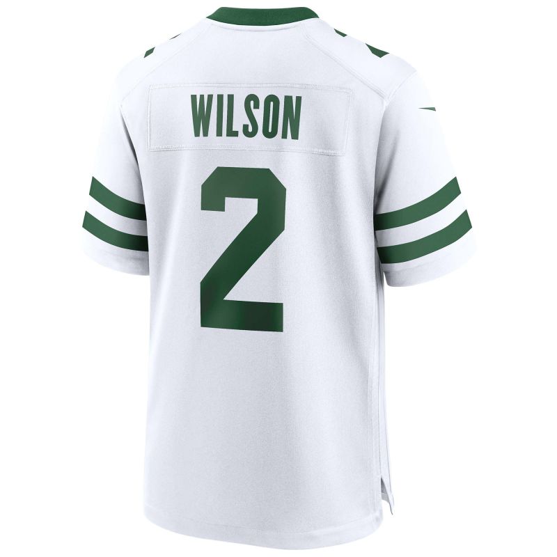 Zach Wilson #2 New York Jets Classic Nike Game NFL Jersey White view 3
