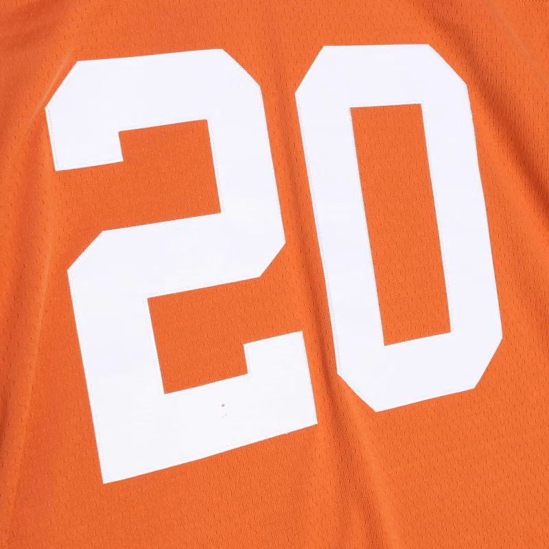 Earl Campbell #20 Texas Longhorns 1977 Mitchell & Ness Legacy NCAA Jersey Orange view 4