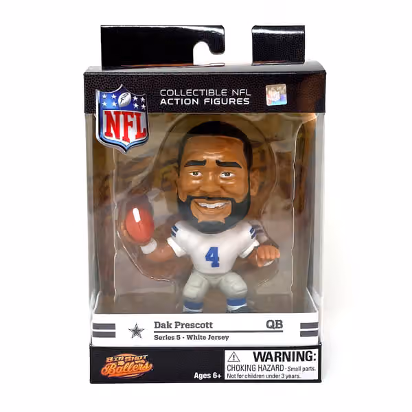 Dak Prescott Dallas Cowboys Big Shot Ballers NFL Figure view 2