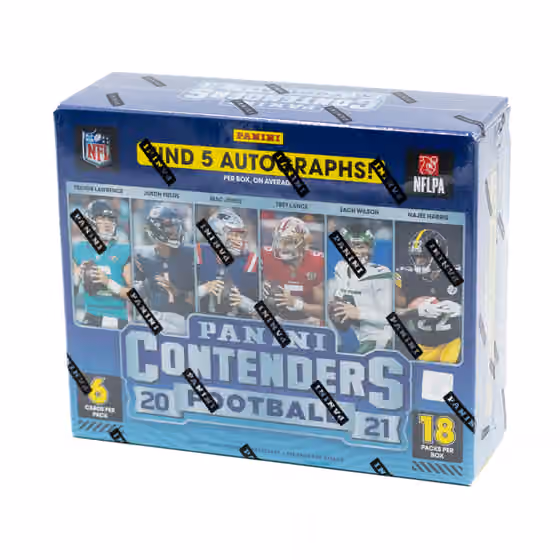 2021 Panini Contenders Football Hobby Box NFL view 1