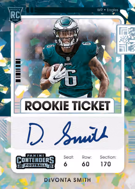 2021 Panini Contenders Football Hobby Box NFL view 3
