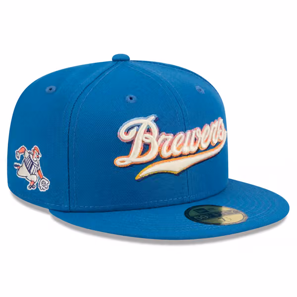 Milwaukee Brewers MLB City Connect Fan Pack 59FIFTY Fitted Cap Blue product photo