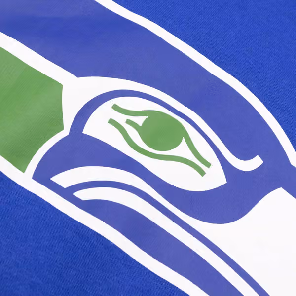 Seattle Seahawks Throwback Nike Club NFL Hoodie Blue view 3