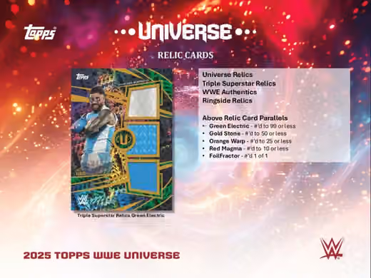 2025 Topps Universe WWE Hobby Box view 8
