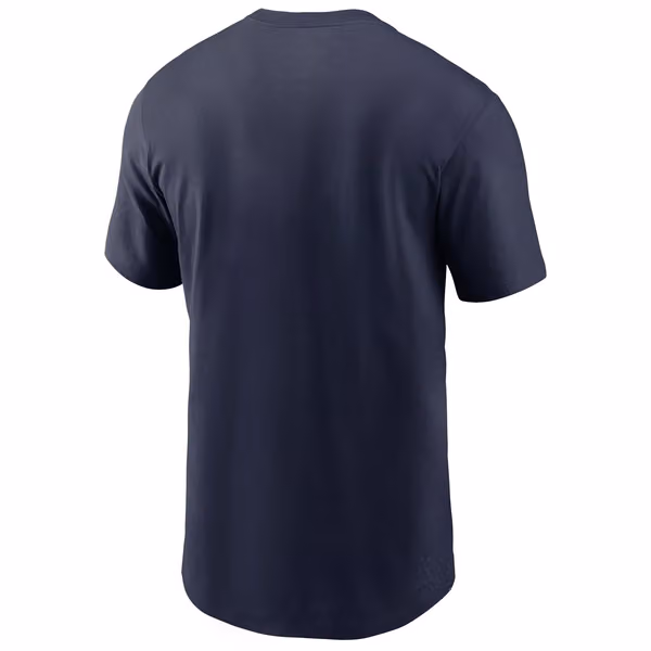 New England Patriots Go Pats Nike Essential NFL T-Shirt Navy view 2