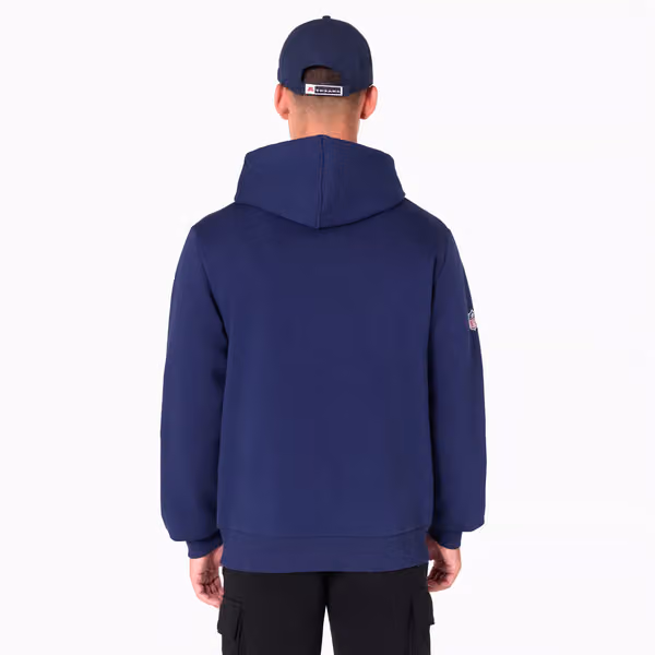 Houston Texans Logo Hoodie NFL Sweatshirt Navy view 2