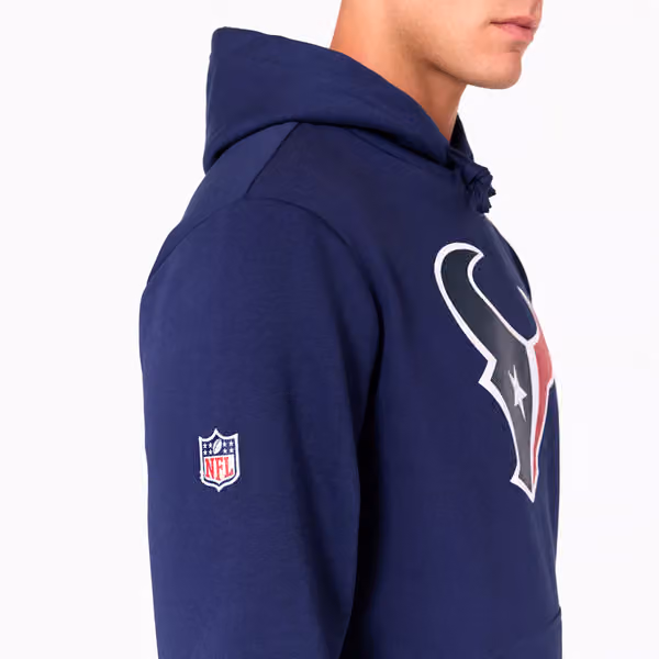 Houston Texans Logo Hoodie NFL Sweatshirt Navy view 3