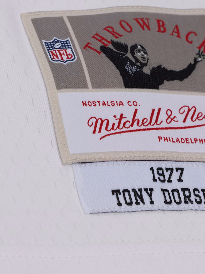 Tony Dorsett #33 Dallas Cowboys 1977 Legacy Throwback NFL Jersey White view 3