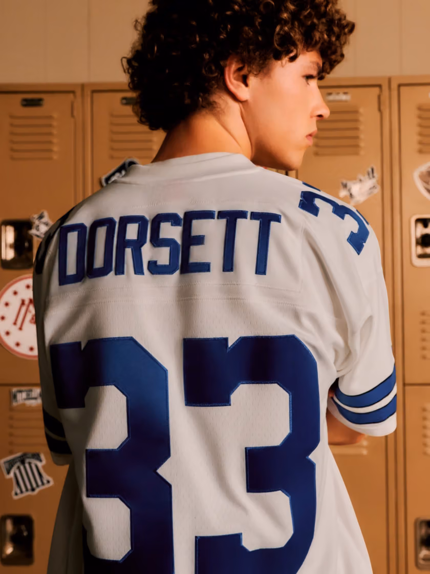 Tony Dorsett #33 Dallas Cowboys 1977 Legacy Throwback NFL Jersey White view 7