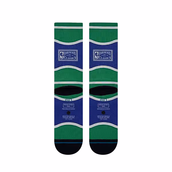Minnesota Timberwolves Classic Mini Ball Stance Crew Socks view 3
