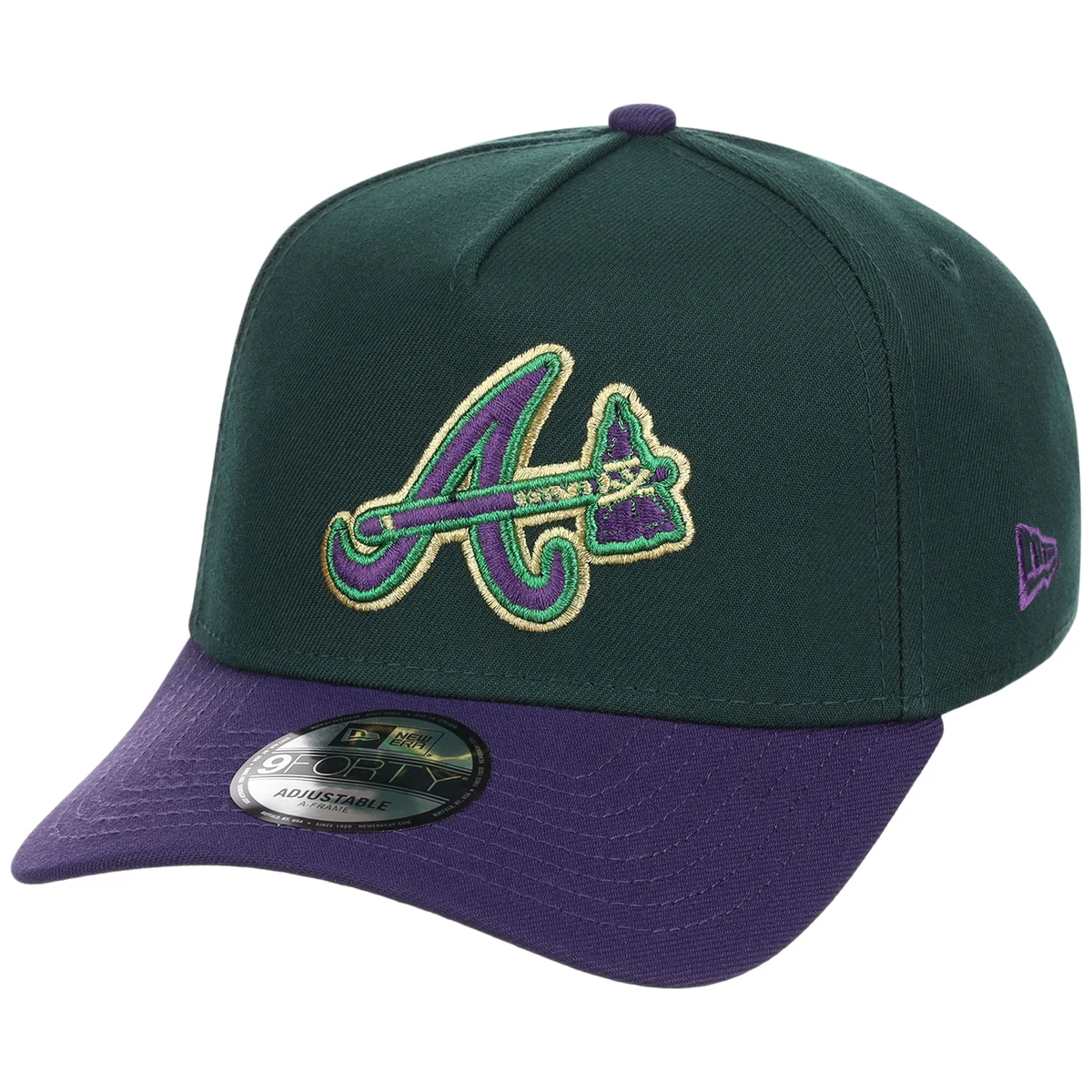 Atlanta Braves MLB Joke's on You New Era 9FORTY A-Frame detail view