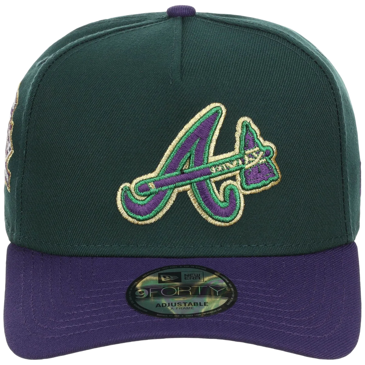 Atlanta Braves MLB Joke's on You New Era 9FORTY A-Frame detail view