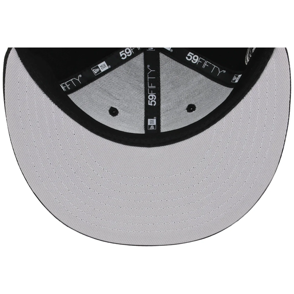 Atlanta Falcons NFL Liquid Titanium New Era 59FIFTY back view