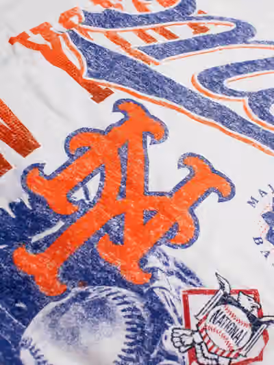 New York Mets Division Oversized MLB T-Shirt White view 3