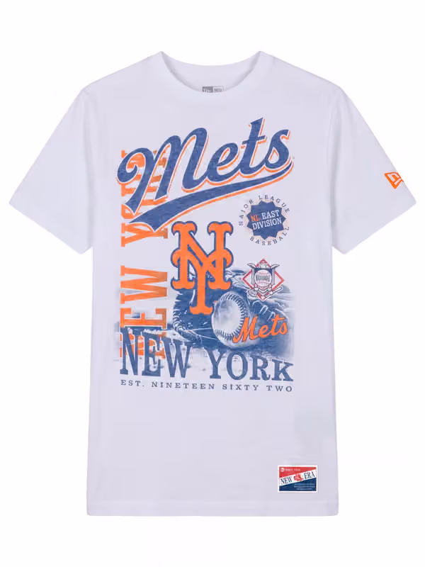 New York Mets Division Oversized MLB T-Shirt White view 1
